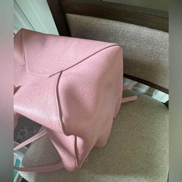 CELINE Soft Grained Calfskin Small Belt Cabas Phantom Pink - Picture 5 of 10